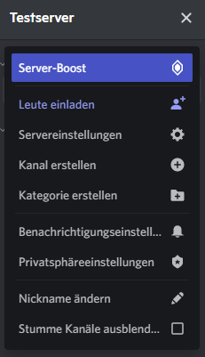 Server Settings
