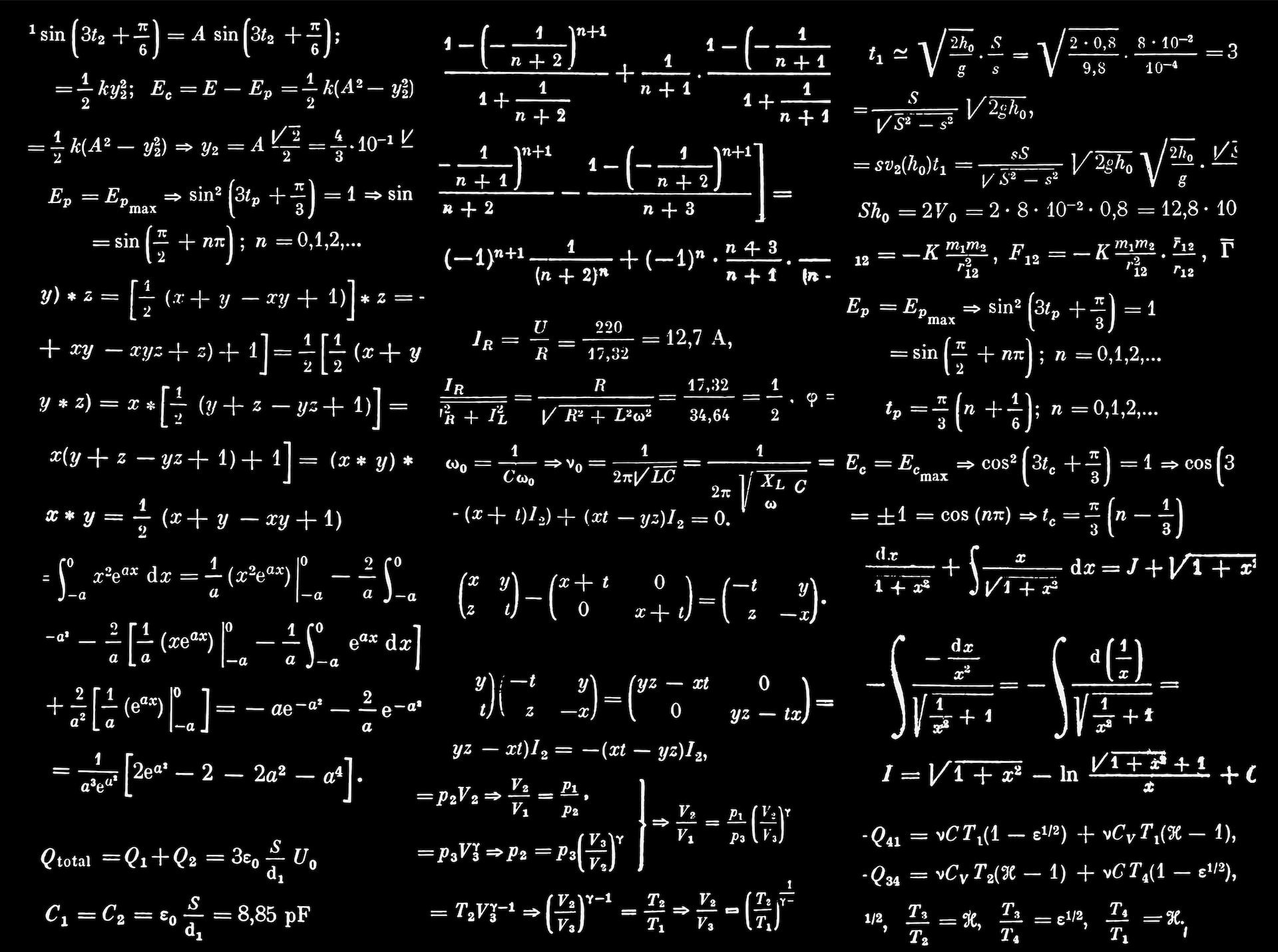 Mathematik Formel